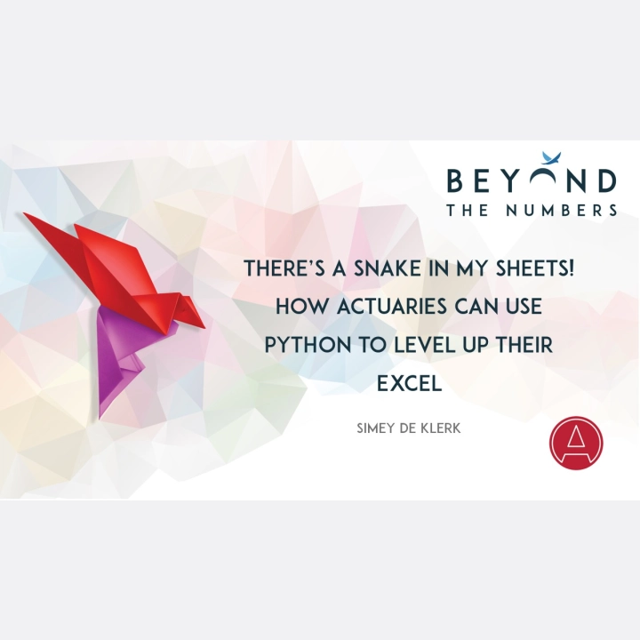 There’s a Snake In My Sheets! How Actuaries can Use Python to Level Up ...