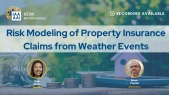 Risk Modeling of Property Insurance Claims from Weather Event
