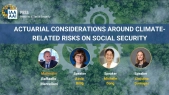 Actuarial Considerations Around Climate-Related Risks on Social Security