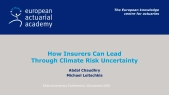 Positioning for Resilience: How Insurers Can Lead Through Climate Risk Uncertainty