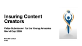 Insuring a Content Creator