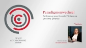 Paradigmenwechsel - Beitragsproportionale Förderung und ihre Effekte