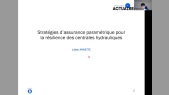 Stratégies d'assurance paramétrique pour la résilience des centrales hydrauliques