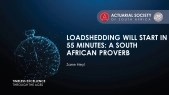 Loadshedding Will Start in 55 Minutes: A South African Proverb